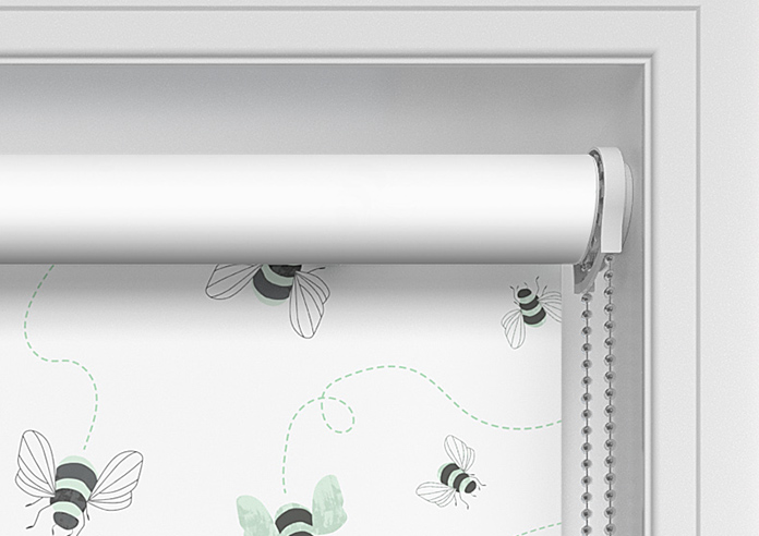 Bumble Bees, Wing Green - Twist&Fit Roller Blind - Image 11